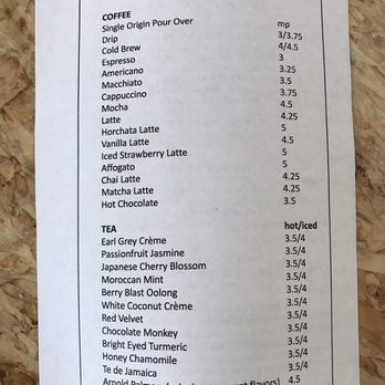 B Twentyfour - Menu part 2 - Coffee & Tea Near Me - Los Angeles, California B Twentyfour - Menu part 2 - Coffee & Tea Near Me - Los Angeles, California