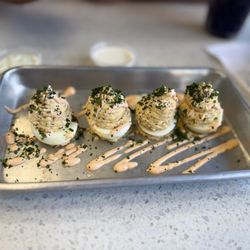 Grace Chicken Fish - Best deviled eggs ever!