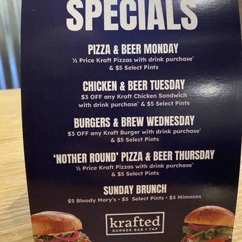 Krafted Burger Bar + Tap - Burgers Near Me - Elmhurst, Illinois