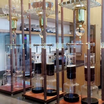 Temple Coffee - lol what is this chemistry experiment? jk it's very elegant - Coffee & Tea Near Me - Davis, California