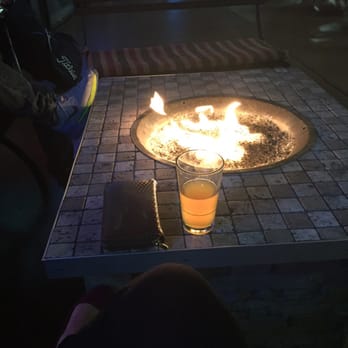 Topgolf - It was a bit chilly but they had the fire pit going and it was a pleasant evening. - Golf Near Me - Schaumburg, Illinois