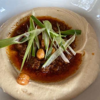 Saba - Lamb ragu with humus - Mediterranean Near Me - New Orleans, Louisiana