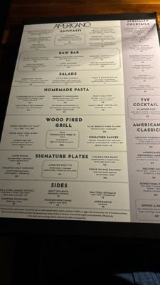Menu photo 6 The Americano Restaurant Scottsdale, AZ Menu photo 6 The Americano Restaurant Scottsdale, AZ