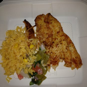 La Penca Azul - What was left of my grilled fish entree - Mexican Near Me - Alameda, California