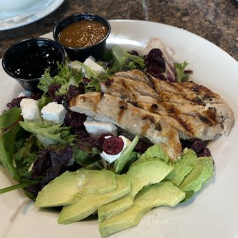 Fireside Restaurant & Lounge - Spring Rocket Salad with chicken added - Lounges Near Me - Sylvan Lake, Alberta