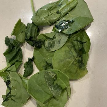 Placitas Pizza - Old spinach used in salad - Pizza Near Me - Placitas, New Mexico