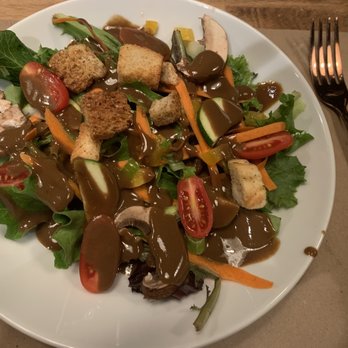 Bacco Wine Cafe - Nice side salad with mixed greens and balsamic dressing. - Wine Bars Near Me - Melbourne, Florida Bacco Wine Cafe - Nice side salad with mixed greens and balsamic dressing. - Wine Bars Near Me - Melbourne, Florida
