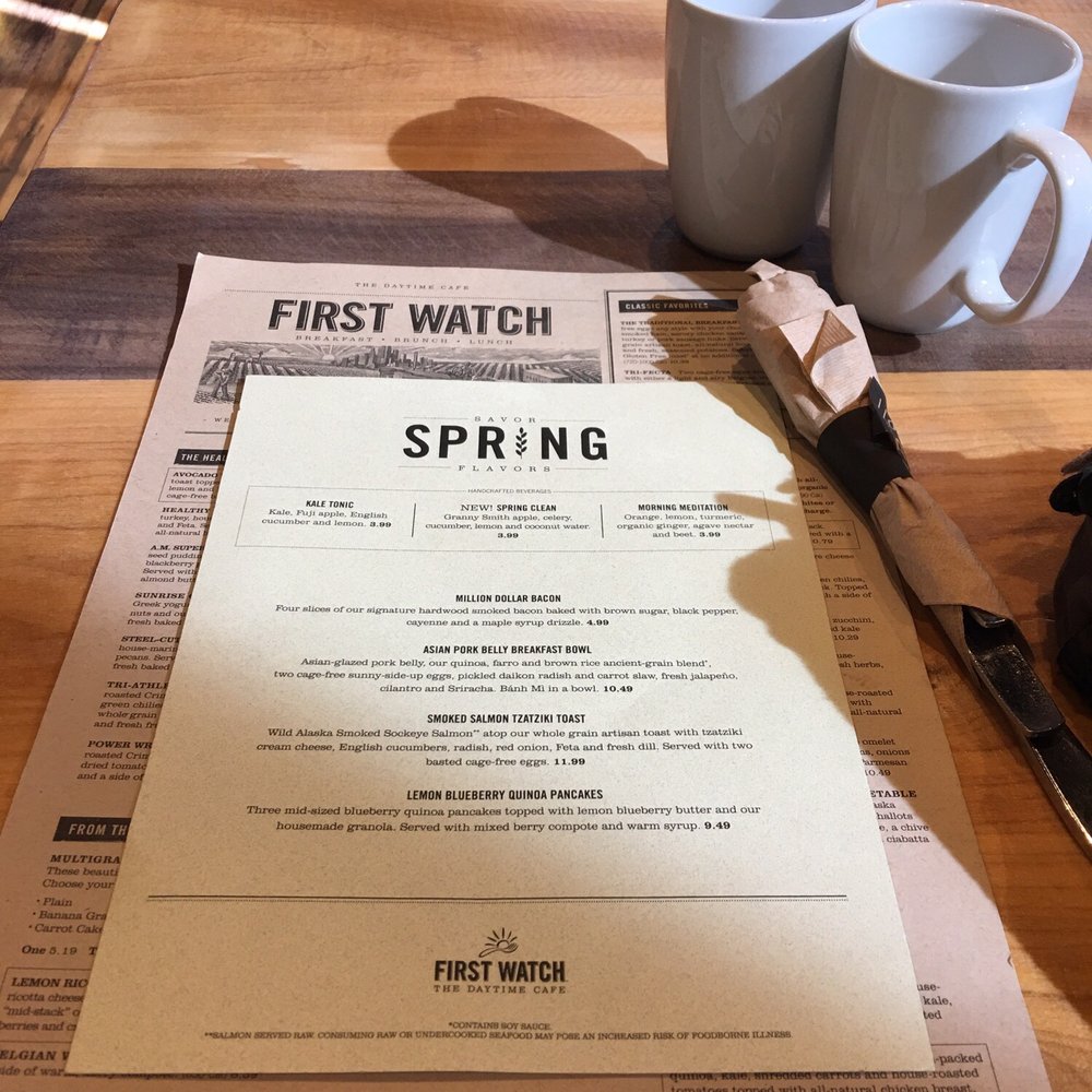 First Watch - Breakfast & Brunch Near Me - Jacksonville, Florida First Watch - Breakfast & Brunch Near Me - Jacksonville, Florida