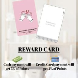 Reward card program Reward card program