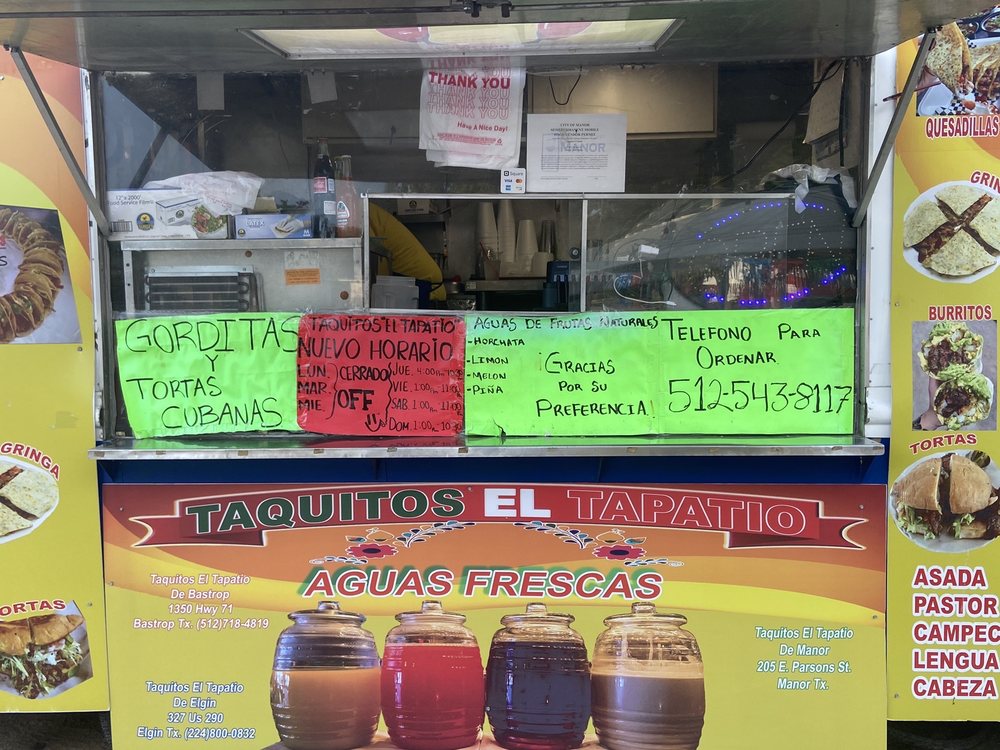 TAQUITOS EL TAPATIO Food Trucks Manor, TX Phone Number Yelp
