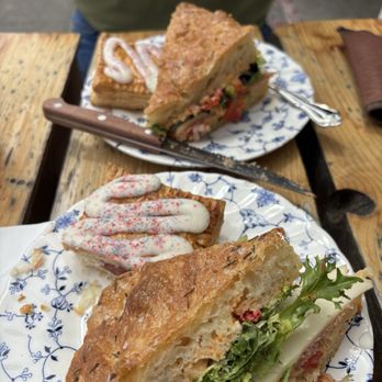 Keeper Coffee - Ham and cheese sandwich and strawberry rhubarb hand pie - Coffee & Tea Near Me - Portland, Oregon Keeper Coffee - Ham and cheese sandwich and strawberry rhubarb hand pie - Coffee & Tea Near Me - Portland, Oregon