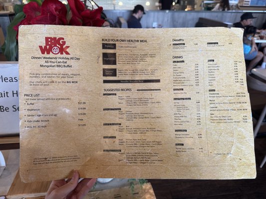 Menu photo 7 Big Wok Mongolian Bar-B-Q Lake Forest, CA Menu photo 7 Big Wok Mongolian Bar-B-Q Lake Forest, CA