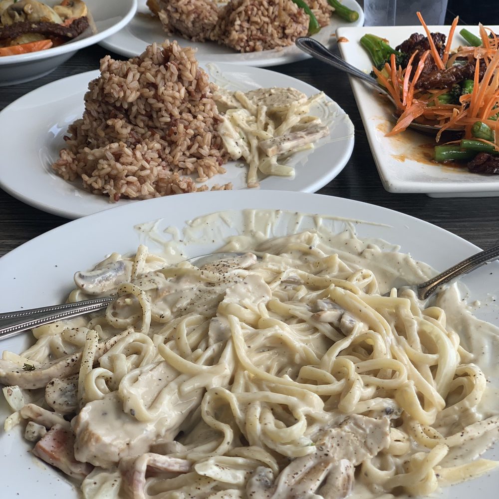 My Vegan - Cabonara soy chicken pasta (really good!) - Thai Near Me - Pasadena, California My Vegan - Cabonara soy chicken pasta (really good!) - Thai Near Me - Pasadena, California