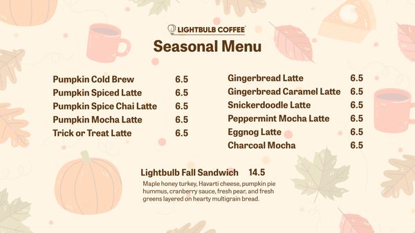 Menu photo 5 Lightbulb Coffee La Mesa, CA Menu photo 5 Lightbulb Coffee La Mesa, CA