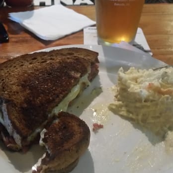 Comet Grill - Ruben and potato salad with a pickle and Sriracha. So damn good, forgot to take the pic until I was almost half way through it. - American Near Me - Charlotte, North Carolina Comet Grill - Ruben and potato salad with a pickle and Sriracha. So damn good, forgot to take the pic until I was almost half way through it. - American Near Me - Charlotte, North Carolina
