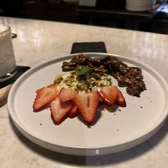 The Hidden Nene - Goat cheese and honey appetizer! - Cocktail Bars Near Me - Hilo, Hawaii