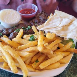 Lots of fries. Lots of fries.