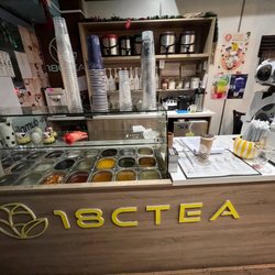 Hailan Korean Restaurant - Boba tea in the front. Perfect chewy bobas... 10/2022