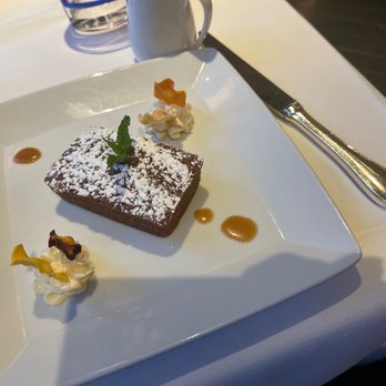 BG Restaurant - Pumpkin cheesecake with whip cream and caramel sauce - New American Near Me - New York, New York