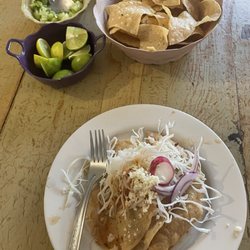 Vallarta Eats - Bean taco and a taco dorado de papa