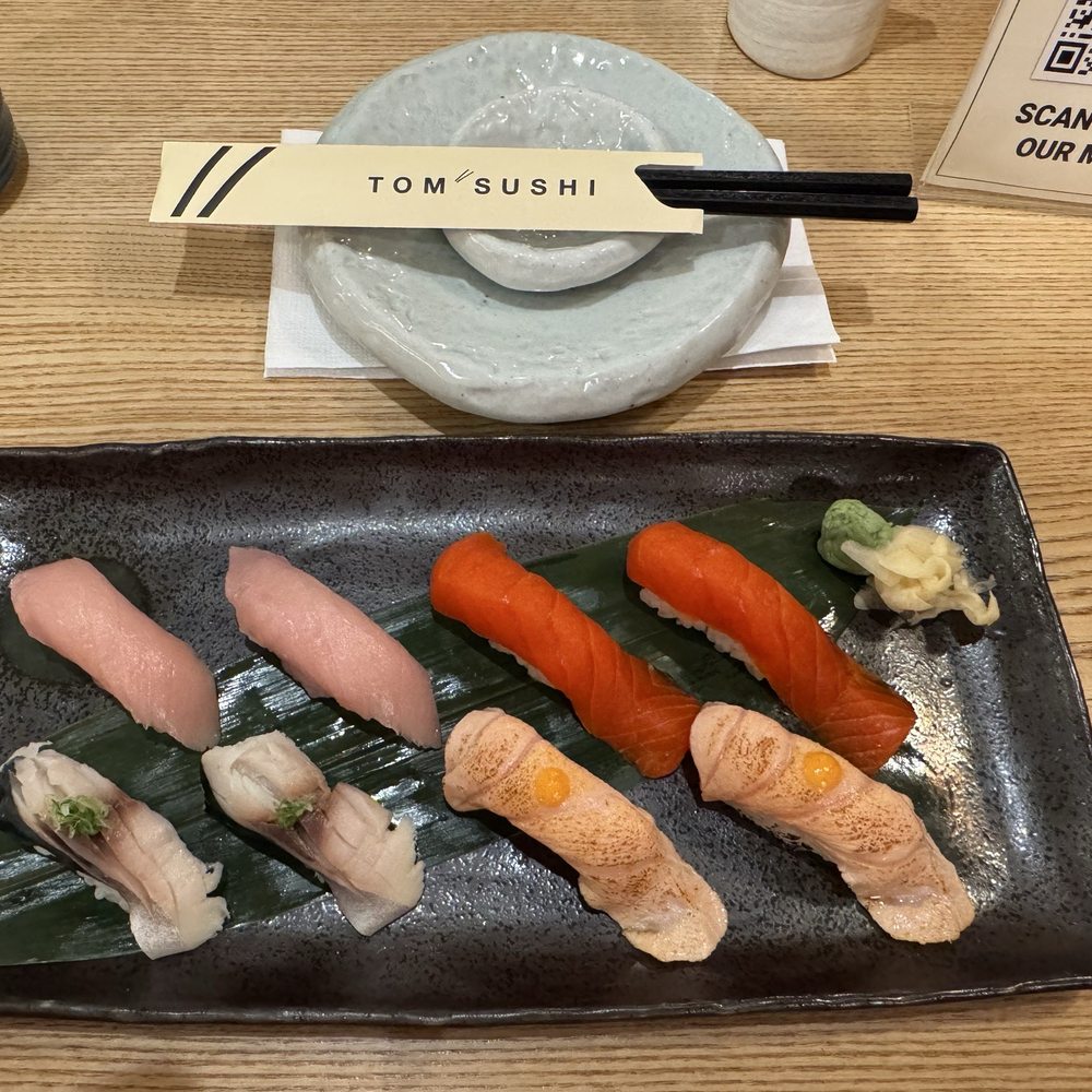 Tom Sushi - Tuna, Wild Salmon, Mackerel and Salmon Aburi - Sushi Bars Near Me - Vancouver, British Columbia Tom Sushi - Tuna, Wild Salmon, Mackerel and Salmon Aburi - Sushi Bars Near Me - Vancouver, British Columbia