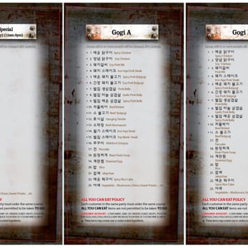 Iron Age - The menu! - Korean Near Me - Centreville, Virginia