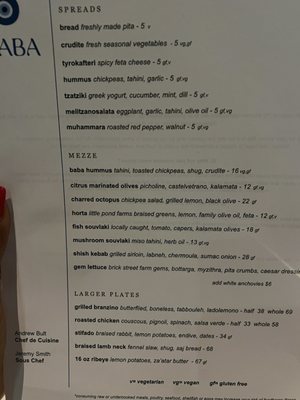 Menu photo 3 Baba On Central St. Petersburg, FL Menu photo 3 Baba On Central St. Petersburg, FL
