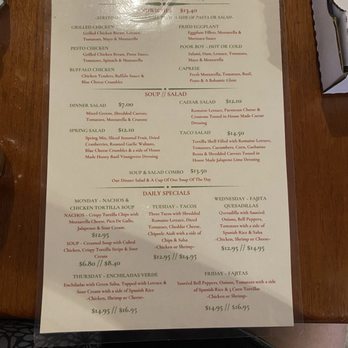 Bambino’s Vallejo - Lunch menu - Italian Near Me - Vallejo, California