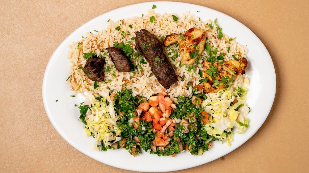 Food from Aladdin Restaurant