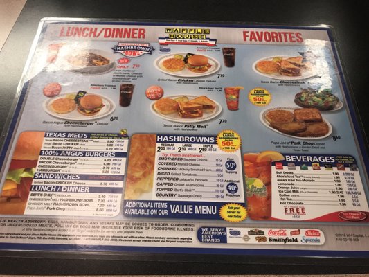Menu photo 2 Waffle House Wake Forest, NC
