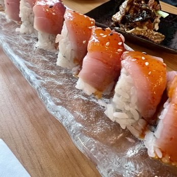 Sushi Fire - Fullerton - Nami roll and salmon skin hand roll - Ramen Near Me - Fullerton, California