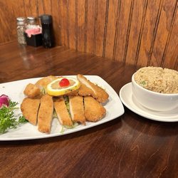 China Bowl - Lemon chicken with fried rice