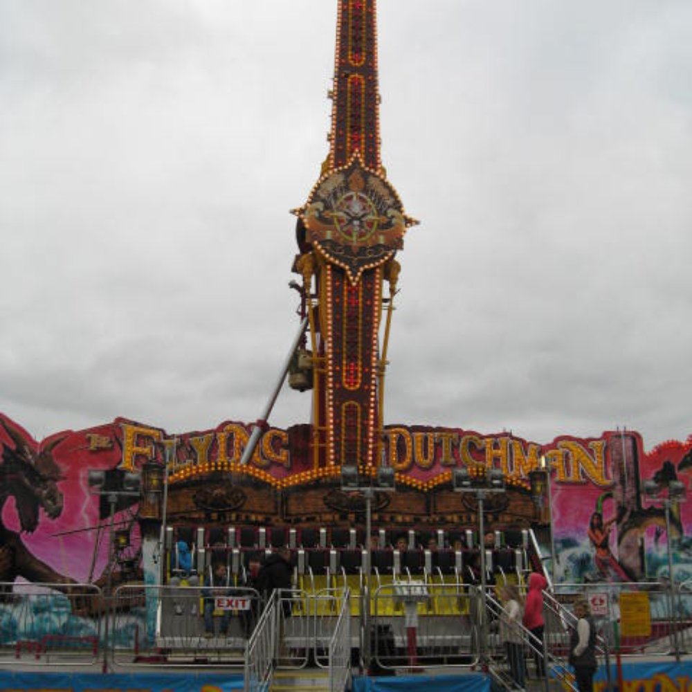 The Flying Dutchman...goes in a clockwise circle.  You're up higher than you think.