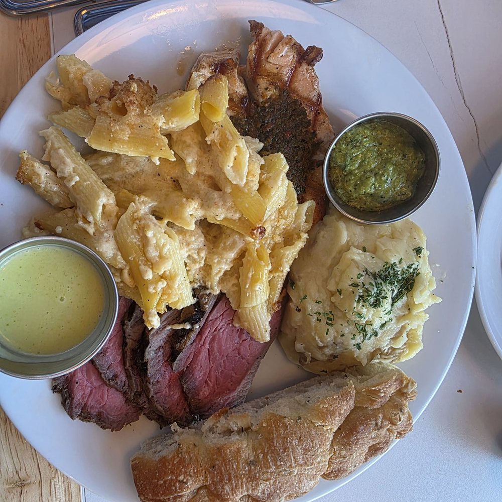 Bushfire Kitchen - Surf and turf plate - American Near Me - Cypress, California