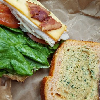 Panera Bread - Kind of dissapointed to get a bacon turkey bravo with pesto junk on it. It tastes horrific. I unfortunately waited a while to get this. - Sandwiches Near Me - Newburyport, Massachusetts Panera Bread - Kind of dissapointed to get a bacon turkey bravo with pesto junk on it. It tastes horrific. I unfortunately waited a while to get this. - Sandwiches Near Me - Newburyport, Massachusetts