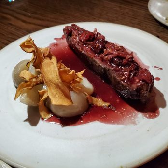 Lapinou - Duck breast with plantain Chips - $36 - French Near Me - Toronto, Ontario Lapinou - Duck breast with plantain Chips - $36 - French Near Me - Toronto, Ontario