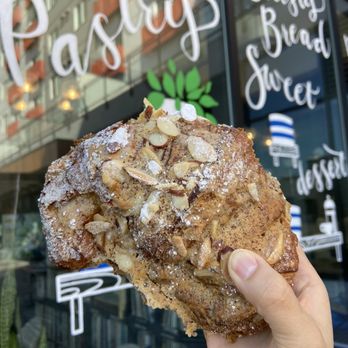 Choux Choux Bakery - Staple almond croissant. It is HUGE! And of course delicious. - Coffee & Tea Near Me - Everett, Washington Choux Choux Bakery - Staple almond croissant. It is HUGE! And of course delicious. - Coffee & Tea Near Me - Everett, Washington