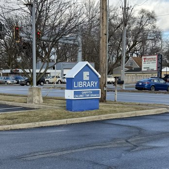 Lake County Public Library, Griffith-Calumet Township Branch - Signage along Colfax - Libraries Near Me - Griffith, Indiana Lake County Public Library, Griffith-Calumet Township Branch - Signage along Colfax - Libraries Near Me - Griffith, Indiana