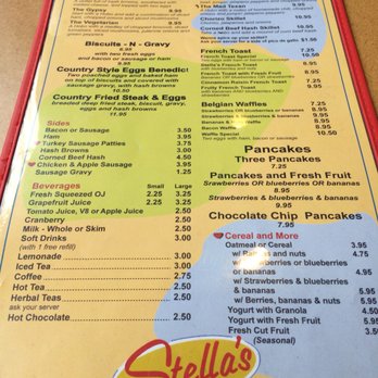 Stella's Diner - Menu - Diners Near Me - Chicago, Illinois