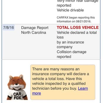 Real Deals - CarFax report...note title and mileage... - Used Car Dealers Near Me - Effingham, South Carolina