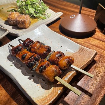 Zuma - Chicken skewers with spring onion - Sushi Bars Near Me - New York, New York Zuma - Chicken skewers with spring onion - Sushi Bars Near Me - New York, New York