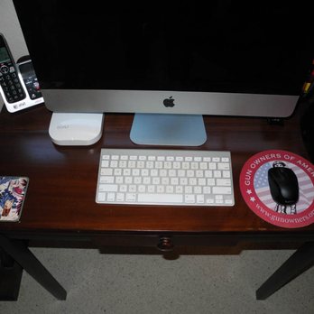 New 4 You Fine Consignment - Small older wood desk holding my iMac LOL But I love it. - New 4 You - Used, Vintage & Consignment Near Me - Dunedin, Florida New 4 You Fine Consignment - Small older wood desk holding my iMac LOL But I love it. - New 4 You - Used, Vintage & Consignment Near Me - Dunedin, Florida