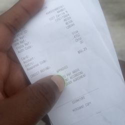 Clearly had to get a refund raggedy ass movie theater