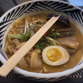 Ramen Wasabi - Garden Spicy Roasted Garlic Miso Ramen - Ramen Near Me - Chicago, Illinois