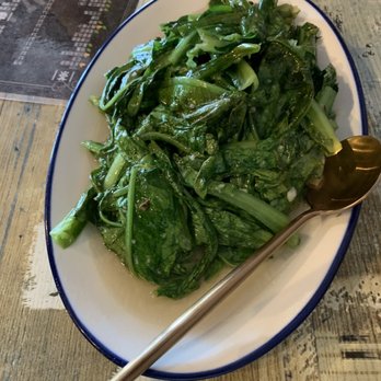 Cafe Wang - Greens with garlic sauce - Dim Sum Near Me - La Verne, California Cafe Wang - Greens with garlic sauce - Dim Sum Near Me - La Verne, California