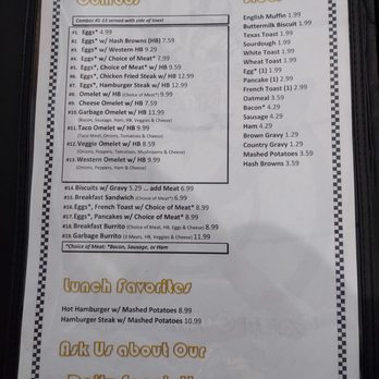 Side Street Diner - Breakfast menu - Diners Near Me - Tioga, North Dakota Side Street Diner - Breakfast menu - Diners Near Me - Tioga, North Dakota
