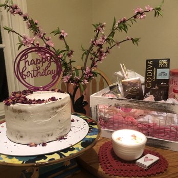 Shru's Kitchen - Flavors of India cake and the beautiful Happy Birthday sign that was included along with the cake! - Vegan Near Me Shru's Kitchen - Flavors of India cake and the beautiful Happy Birthday sign that was included along with the cake! - Vegan Near Me