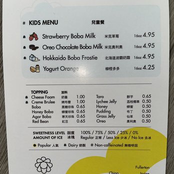 Sunright Tea Studio - Chino - Menu - Bubble Tea Near Me - Chino, California Sunright Tea Studio - Chino - Menu - Bubble Tea Near Me - Chino, California