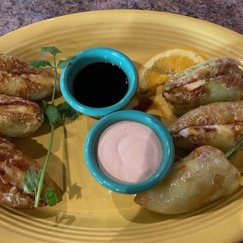 La Cocina Grill - Peppers stuffed with shrimp, bacon & cheese - appetizer - Mexican Near Me - Banning, California La Cocina Grill - Peppers stuffed with shrimp, bacon & cheese - appetizer - Mexican Near Me - Banning, California