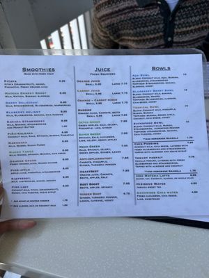 Menu photo 1 The Spot Cambria, CA